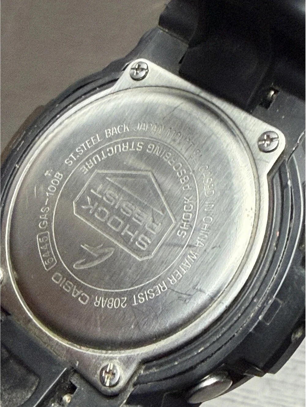 Casio G-Shock GAS-100B As Is